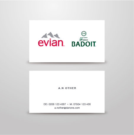 Danone / Evian Stationery